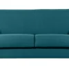 Canapé Convertible 2-3 Places En Tissu Bleu Canard Matelas L120 Cm 12 Cm GRAHAM livraison la plus rapide 32