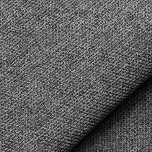 Canapé Convertible Scandinave 3 Places En Tissu Gris Anthracite Et Bois Clair Avec Matelas 10 Cm CREEP SOLDES TOUT À 20