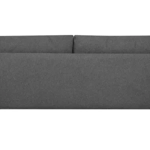 Canapé Convertible Scandinave 3 Places En Tissu Gris Anthracite Et Bois Clair Avec Matelas 10 Cm CREEP SOLDES TOUT À 18