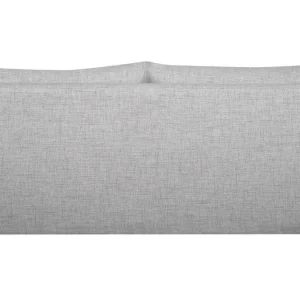 Large choix en ligne Canapé Convertible Scandinave 3 Places En Tissu Gris Clair Et Bois Clair Avec Matelas 10 Cm VENDOME 18
