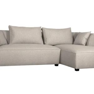 Canapé D’angle Droit Modulable Tissu Beige PLURIEL Livraison Standard/Rapide 14