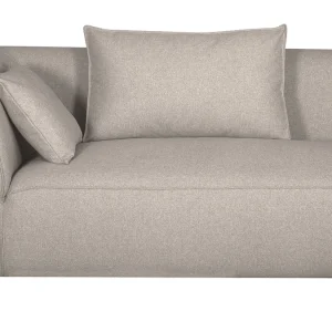 Canapé D’angle Droit Modulable Tissu Beige PLURIEL Livraison Standard/Rapide 22
