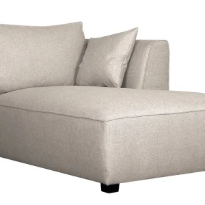 Canapé D’angle Droit Modulable Tissu Beige PLURIEL Livraison Standard/Rapide 20