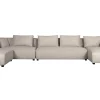 à prix promos Canapé D’angle Modulable Grand Format 4 éléments Beige PLURIEL 31