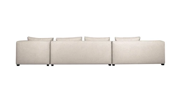 à prix promos Canapé D’angle Modulable Grand Format 4 éléments Beige PLURIEL 5