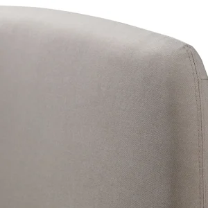 Lit 2 Places 140×200 Cm En Tissu Beige NIELS achat 11