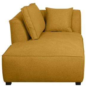 Méridienne Angle Gauche En Tissu Jaune Cumin PLURIEL Large choix en ligne 12